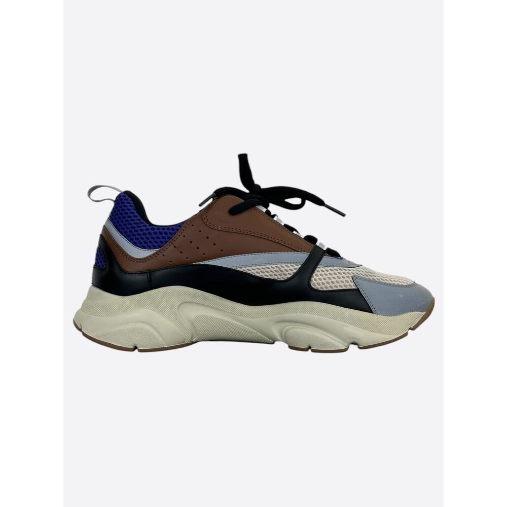 Dior Brown & Black B22 Sneakers - Picture 5 of 8